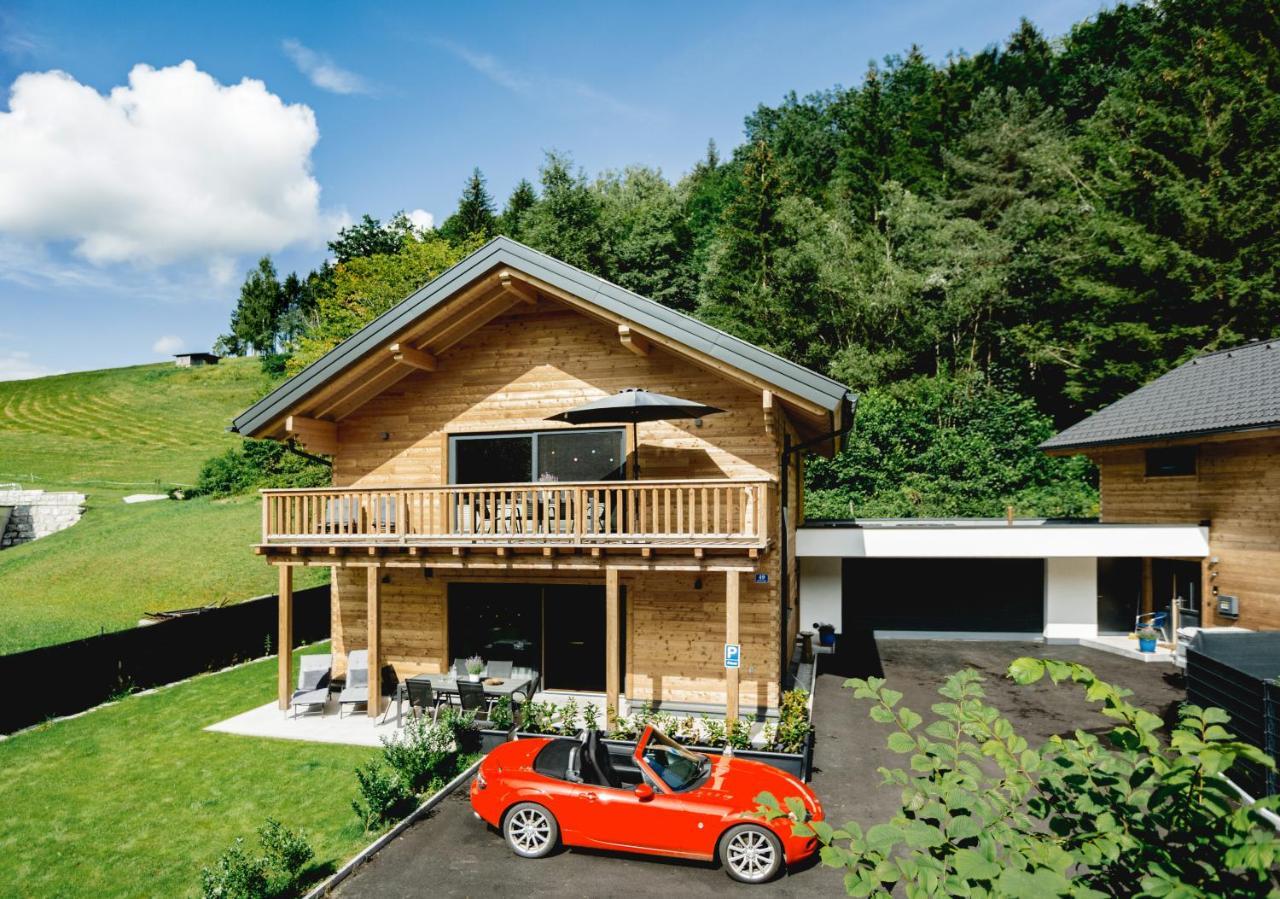 Chalet 49 Nesselgraben - Ferienwohnungen Aus Holz Koppl Buitenkant foto